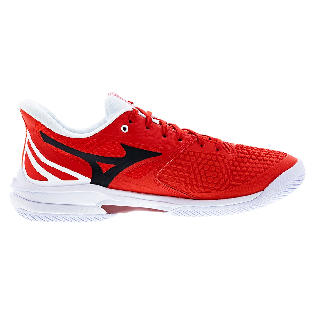 Men's Wave Exceed Tour 7 AC Shoes Fiery Red and White