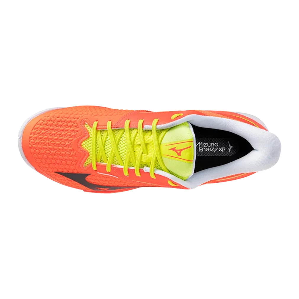 Men's Wave Exceed Tour 7 AC Shoes Lava Orange and Black Oyster