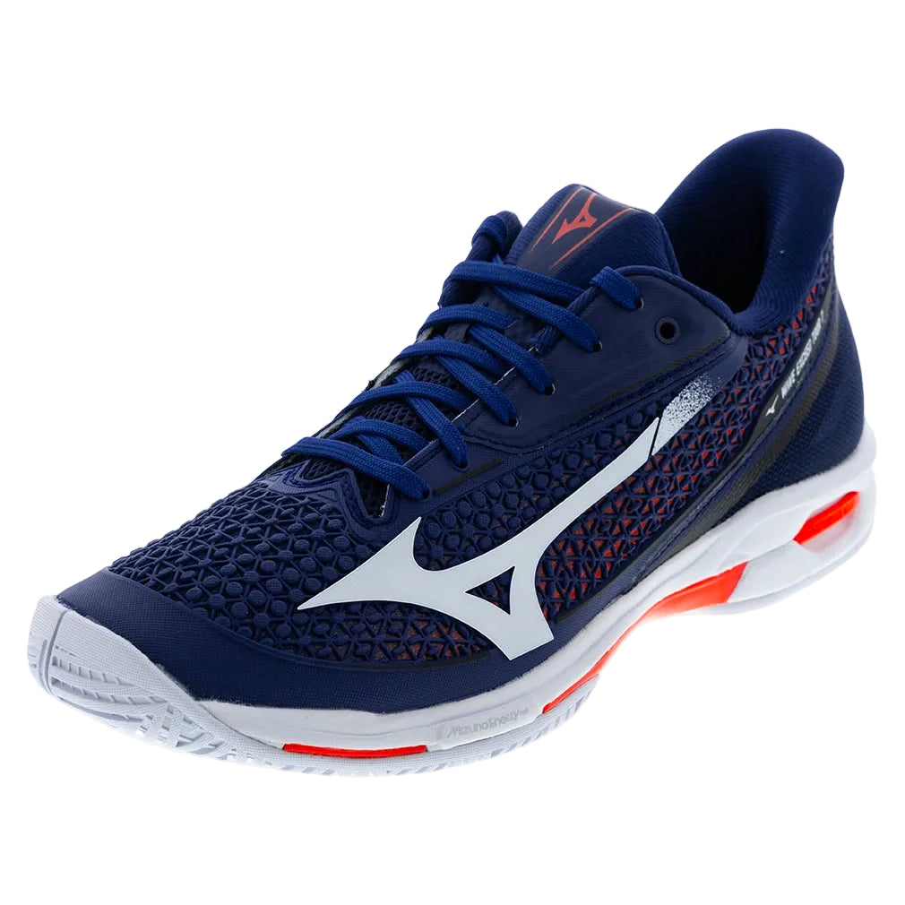 Men's Wave Exceed Tour 7 AC Shoes Beacon Blue and White