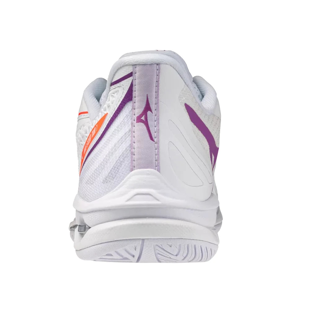 Women's Wave Exceed Tour 7 AC Shoes White and Dahlia
