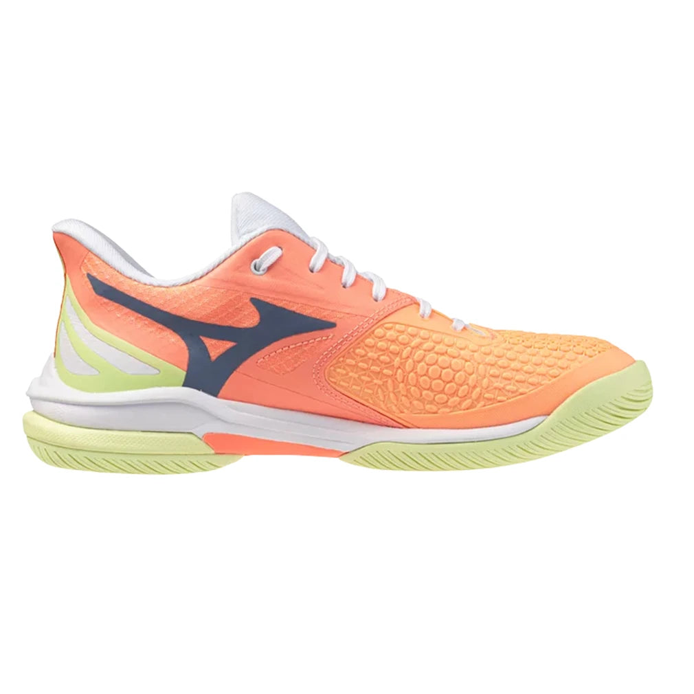 Women's Wave Exceed Tour 7 AC Shoes Flamingo Coral and Wild Wind