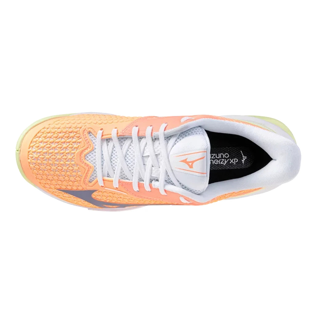 Women's Wave Exceed Tour 7 AC Shoes Flamingo Coral and Wild Wind