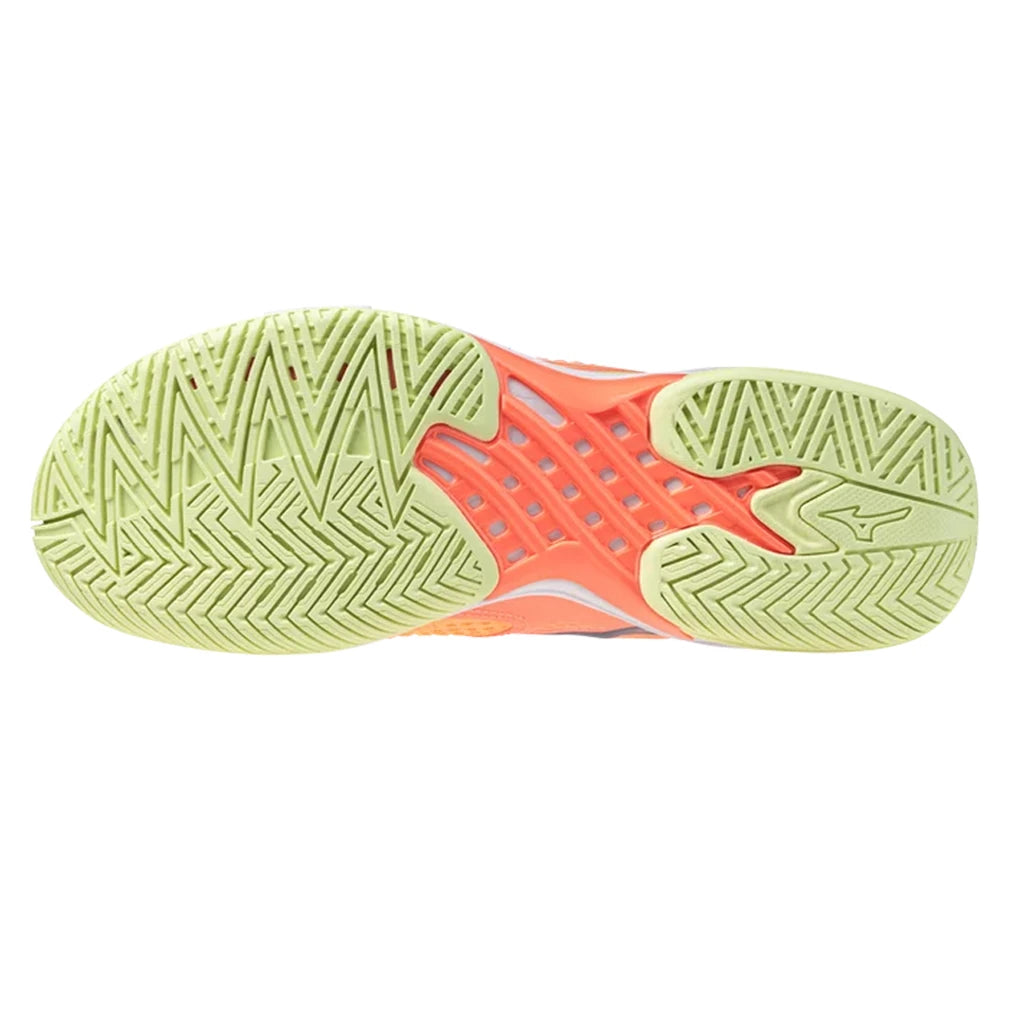 Women's Wave Exceed Tour 7 AC Shoes Flamingo Coral and Wild Wind