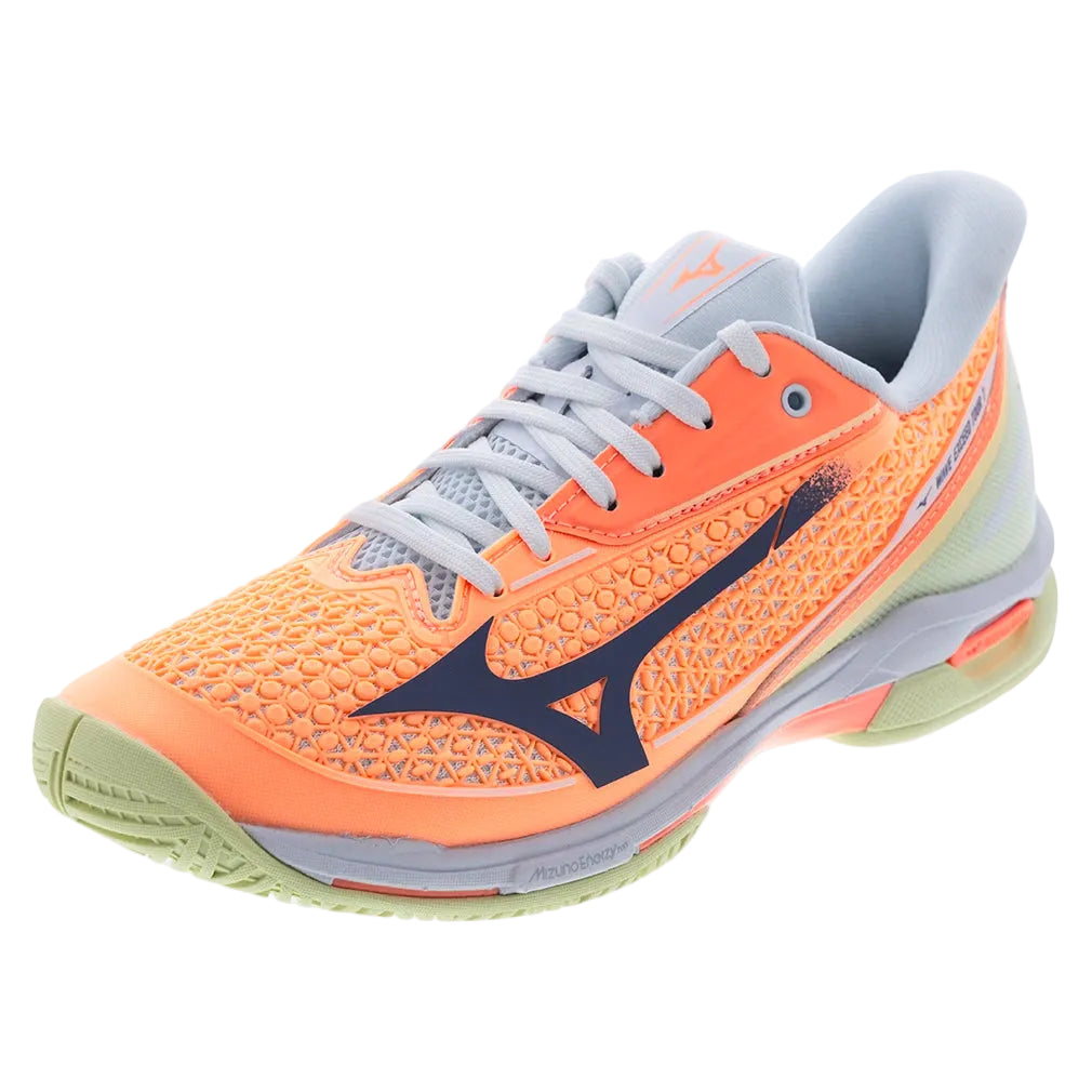 Women's Wave Exceed Tour 7 AC Shoes Flamingo Coral and Wild Wind