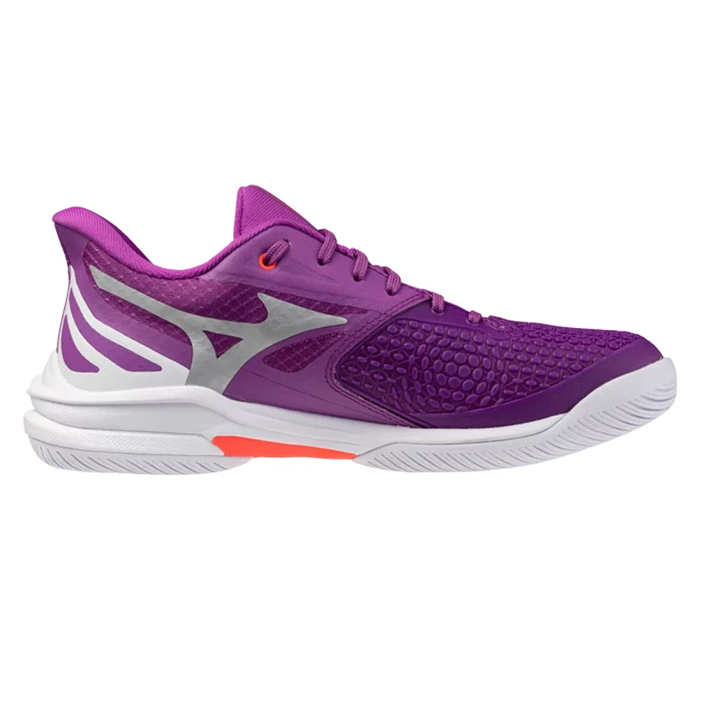 Women's Wave Exceed Tour 7 AC Shoes Dahlia and White