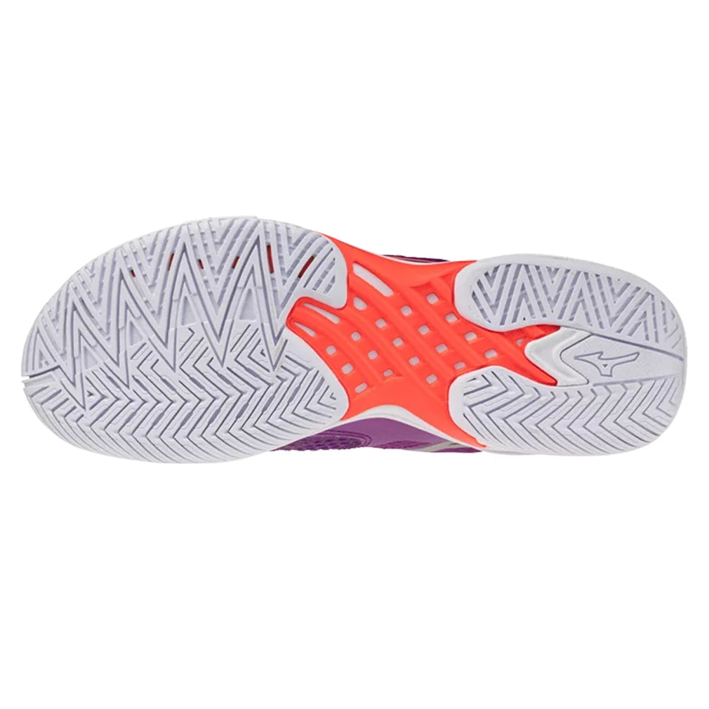 Women's Wave Exceed Tour 7 AC Shoes Dahlia and White
