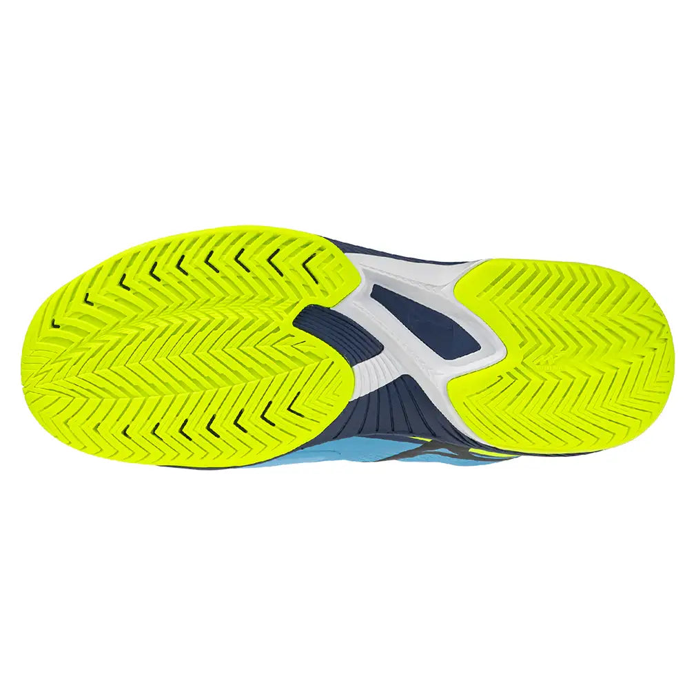 Men's Wave Strike AC Pickleball Shoes Jet Blue and Lightning Yellow