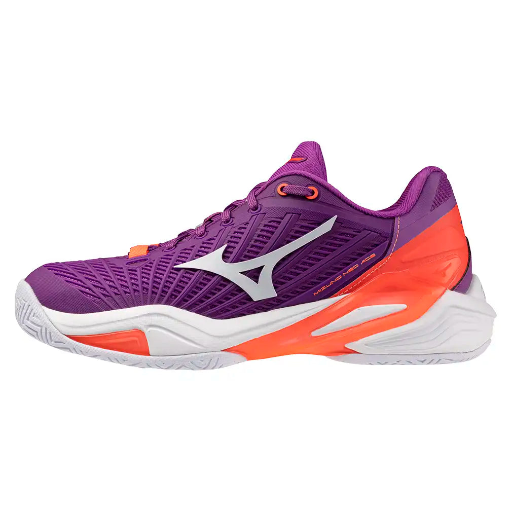 Women's Neo Ace AC Shoes Dahlia and White