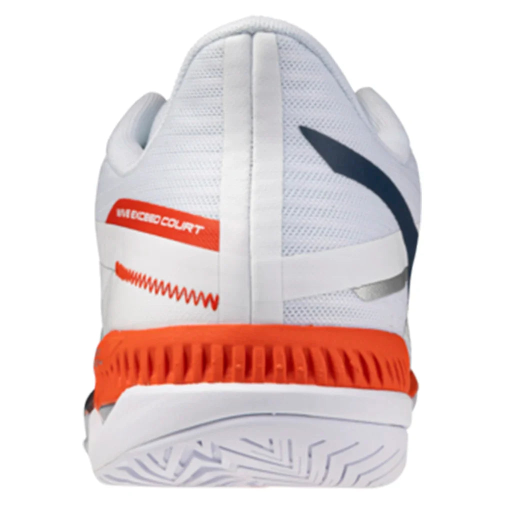 Men's Wave Exceed Court AC Shoes White and Insignia Blue