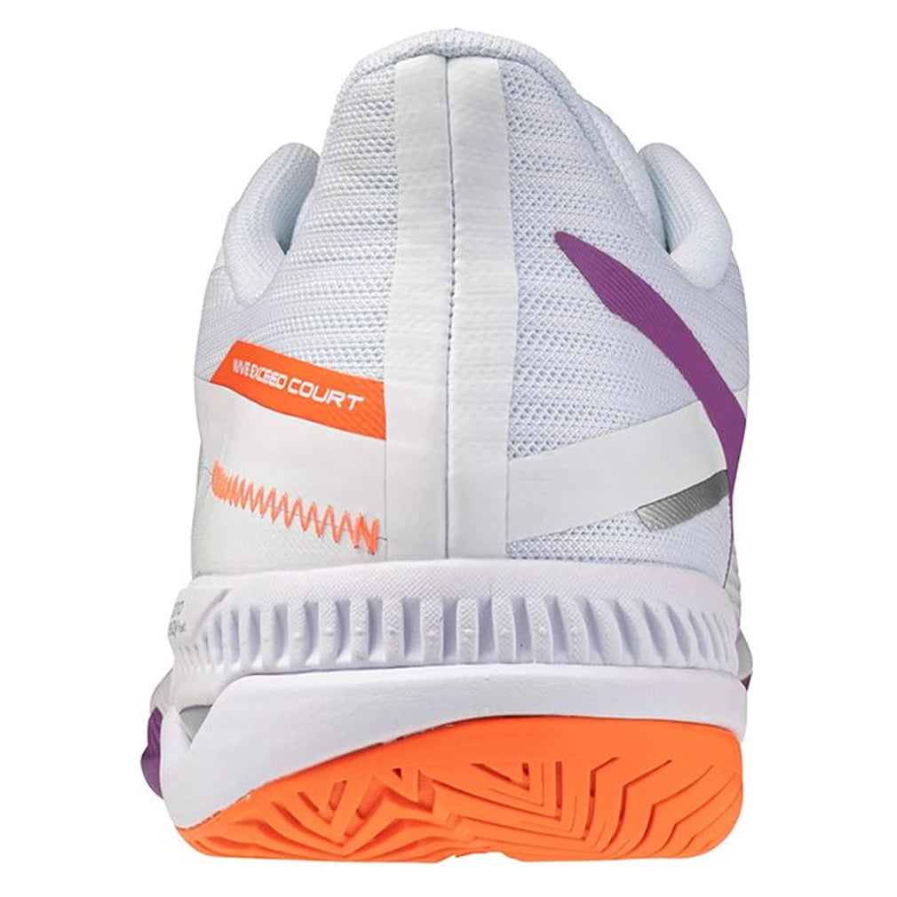 Women's Wave Exceed Court AC Shoes White and Dahlia