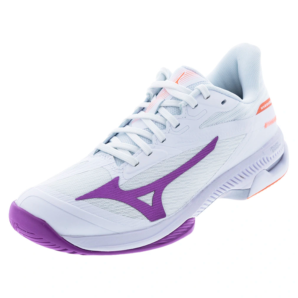 Women's Wave Exceed Court AC Shoes White and Dahlia