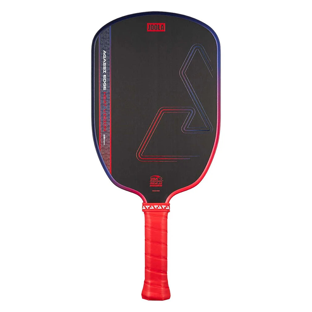 Agassi Edge Heat Vision 16mm Pickleball Paddle Gradient Orange Red