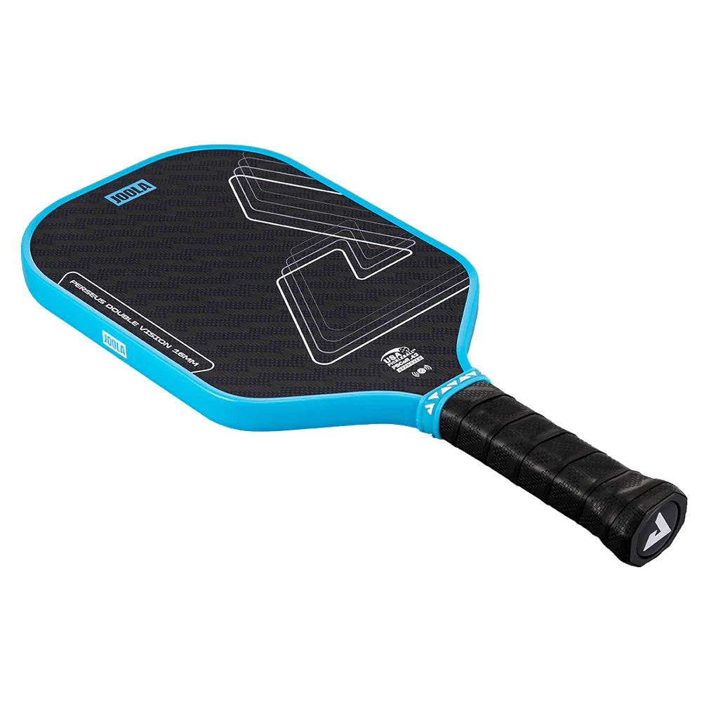 Perseus Double Vision 16mm Pickleball Paddle Blue