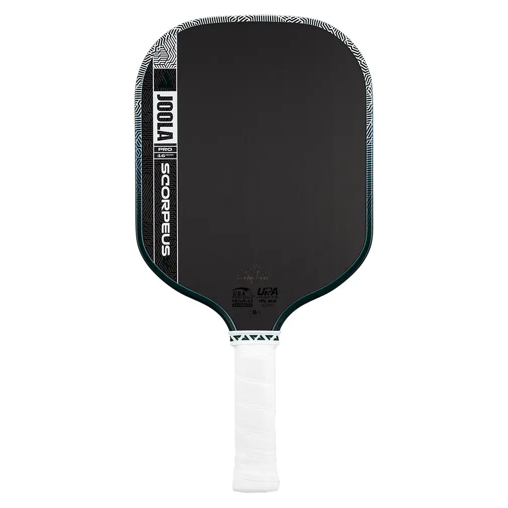 Scorpeus Pro V Collin Johns 16mm Pickleball Paddle Club Green