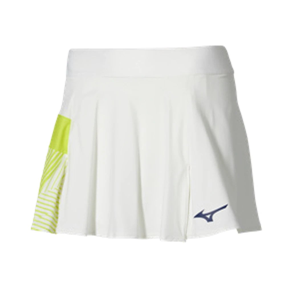 Women's Printed Flying Skort White and Yellow