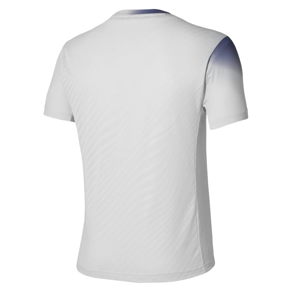 Men's Shadow GX Short Sleeve Tee Cloudscape, Mizuno, Pickleball Express, 650041-7N7NF26-1
