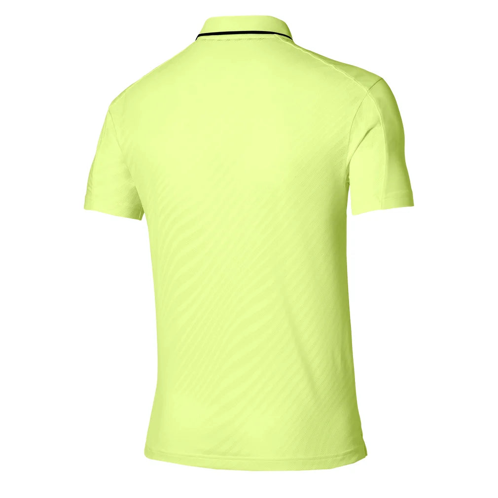Men's Polo Lime Pulp, Mizuno, Pickleball Express, 650044-4H4HF26-1
