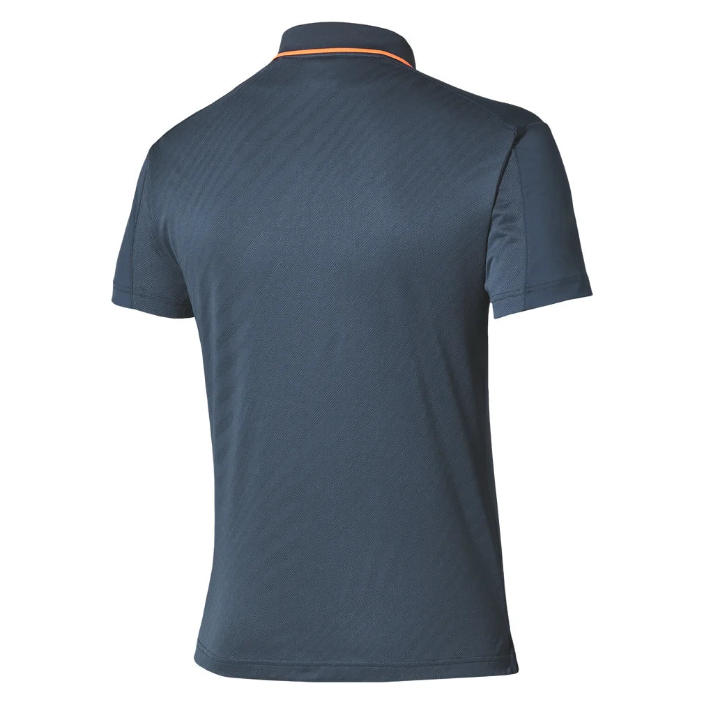 Men's Polo Insignia Blue, Mizuno, Pickleball Express, 650044-5A5AF26-1