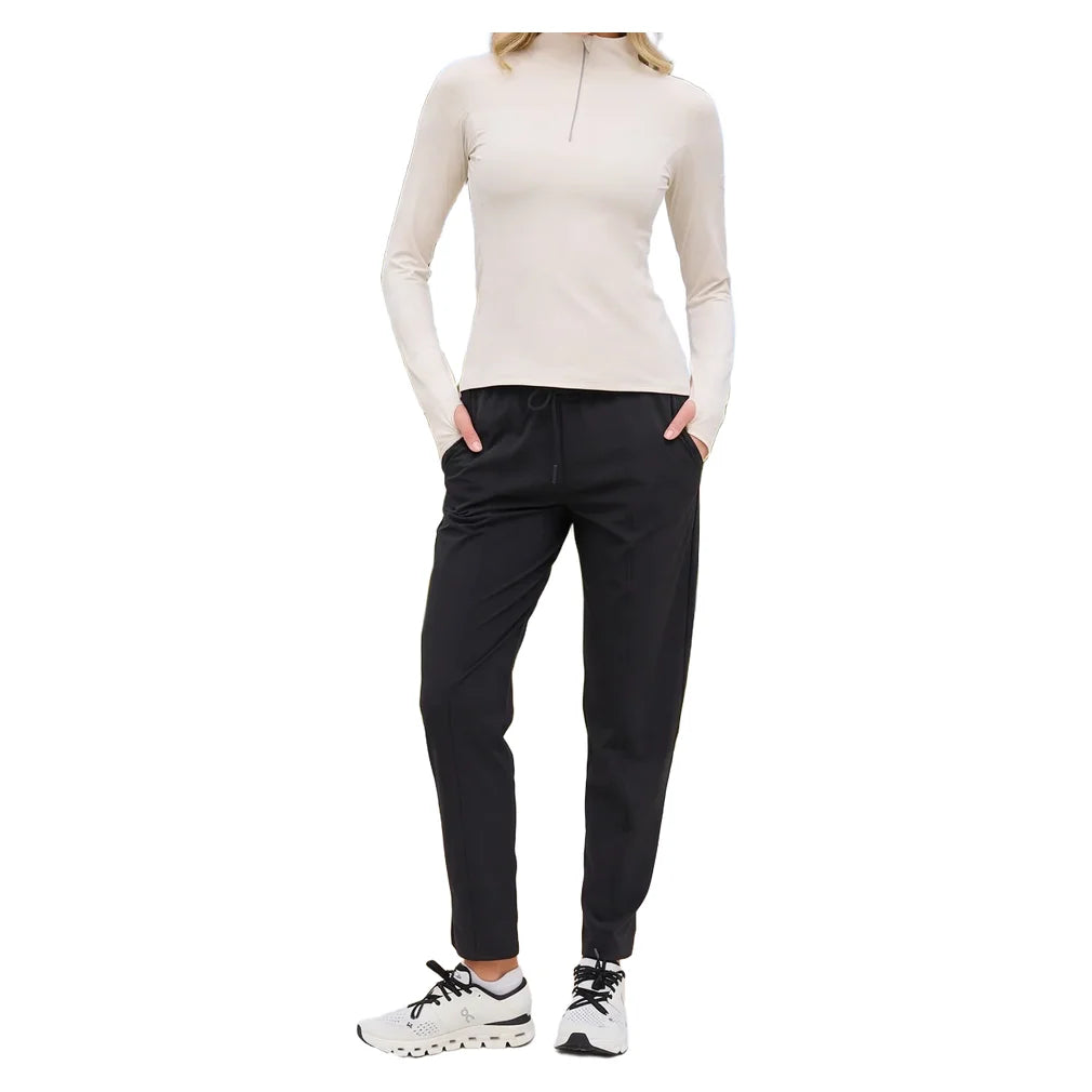Women's Travelling Pant Black, BloqUV, Pickleball Express, 6800-BLKF26-3