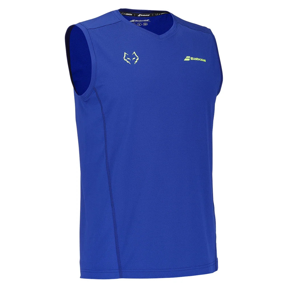 Men's Juan Lebron Muscle Tennis Tank Blue Depths