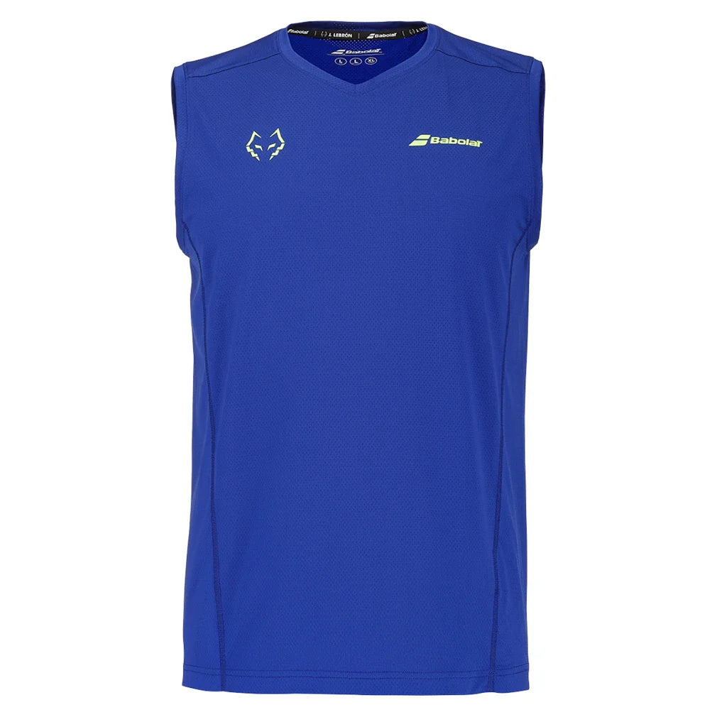 Men's Juan Lebron Muscle Tennis Tank Blue Depths