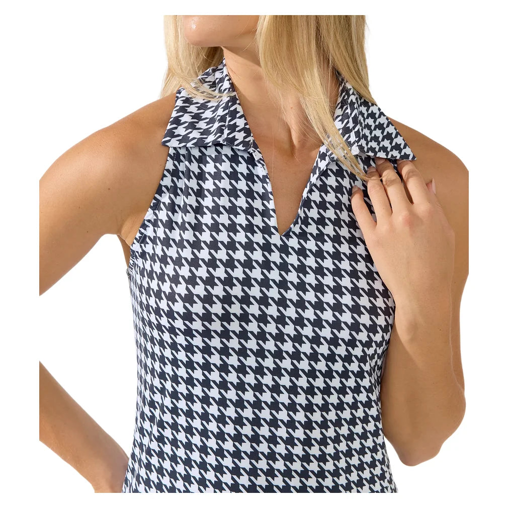 Women's Fairplay Dress Houndstooth Black, Bobbe, Pickleball Express, 704-136BF26-2
