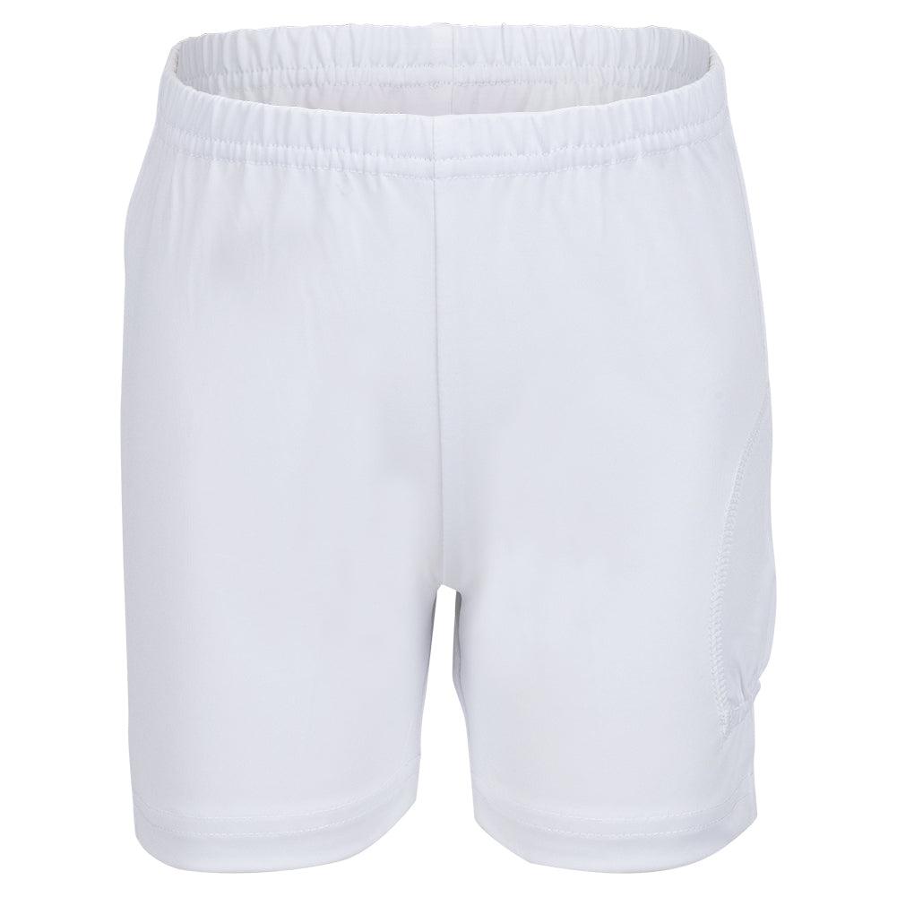 Girls' Shorty With Ball Pocket White