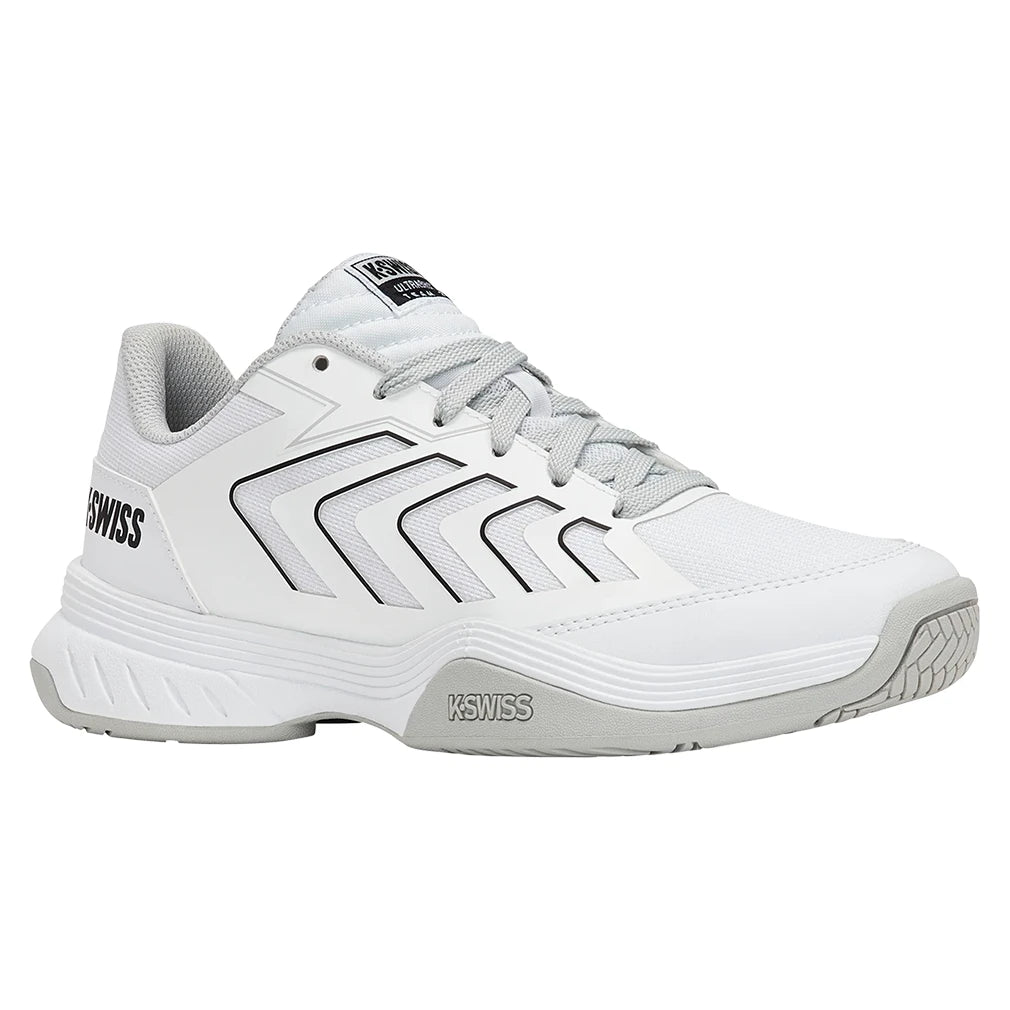 Juniors' Ultrashot Team 2 Court Shoes White and Dawn Blue