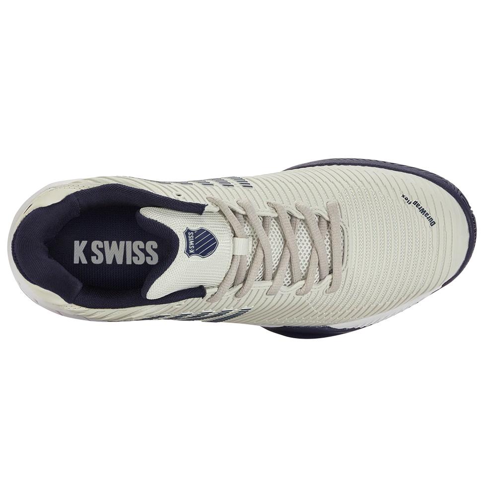 Men's Hypercourt Express 2 2E Width Court Shoes Gray White Peacoat