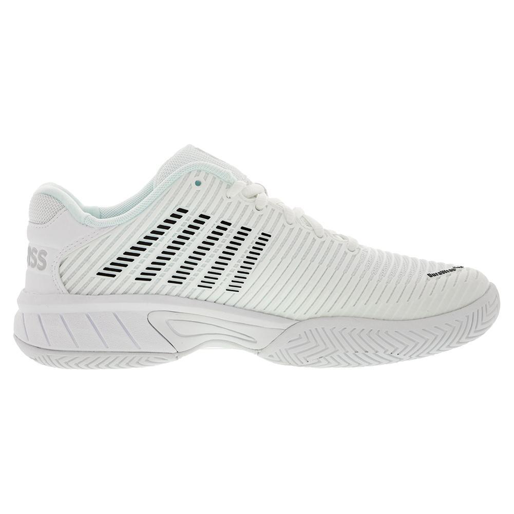 Juniors' Hypercourt Express 2 Shoes White and Black