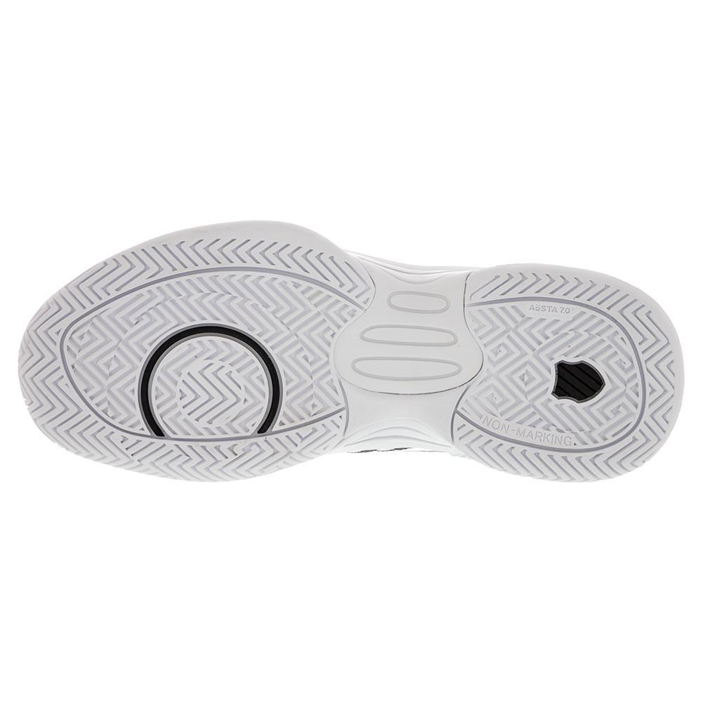 Juniors' Hypercourt Express 2 Shoes White and Black