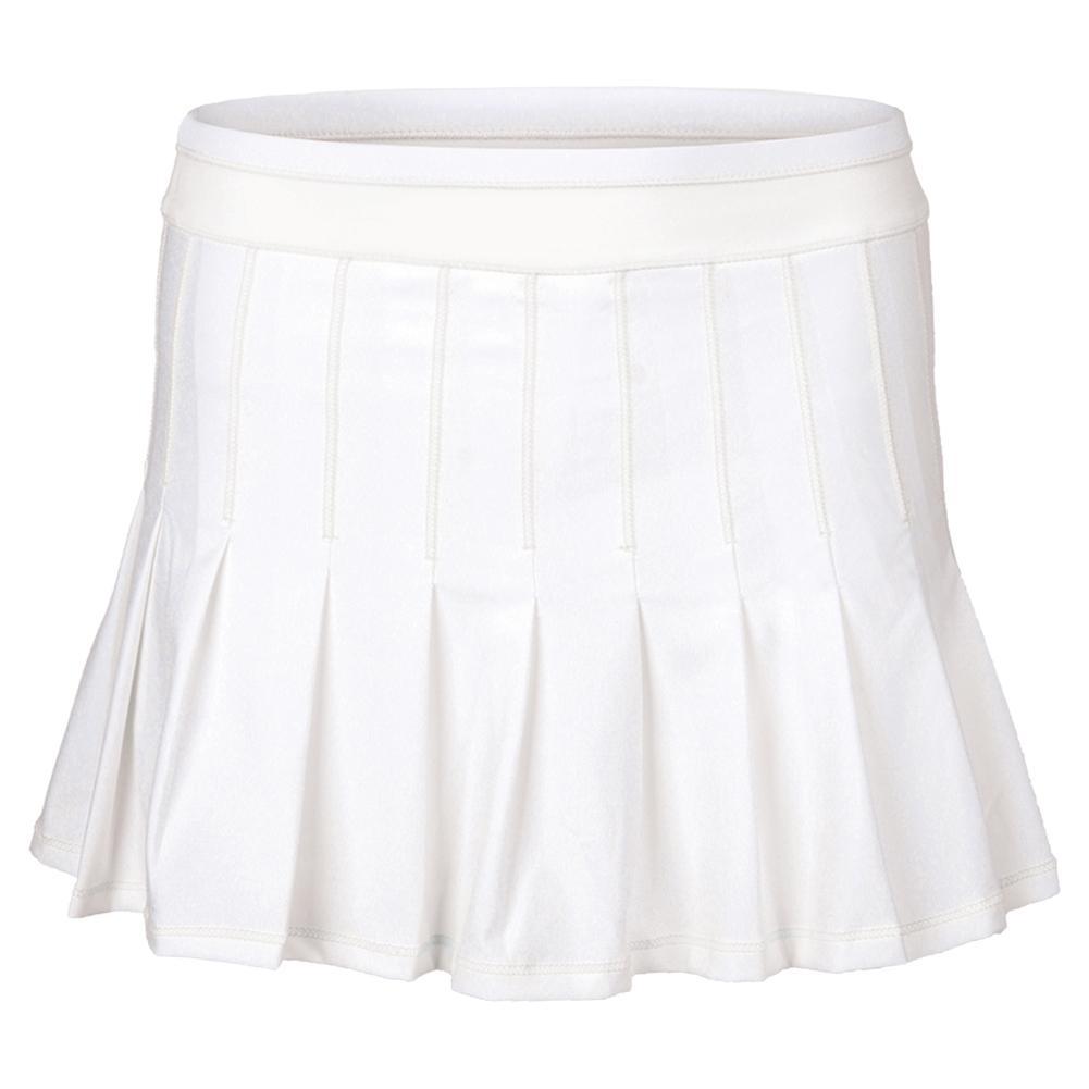 Women's Long Retro Pleated Tennis Skort
