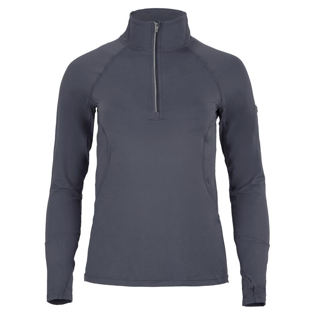 Women`s Mock Zip Tennis Top