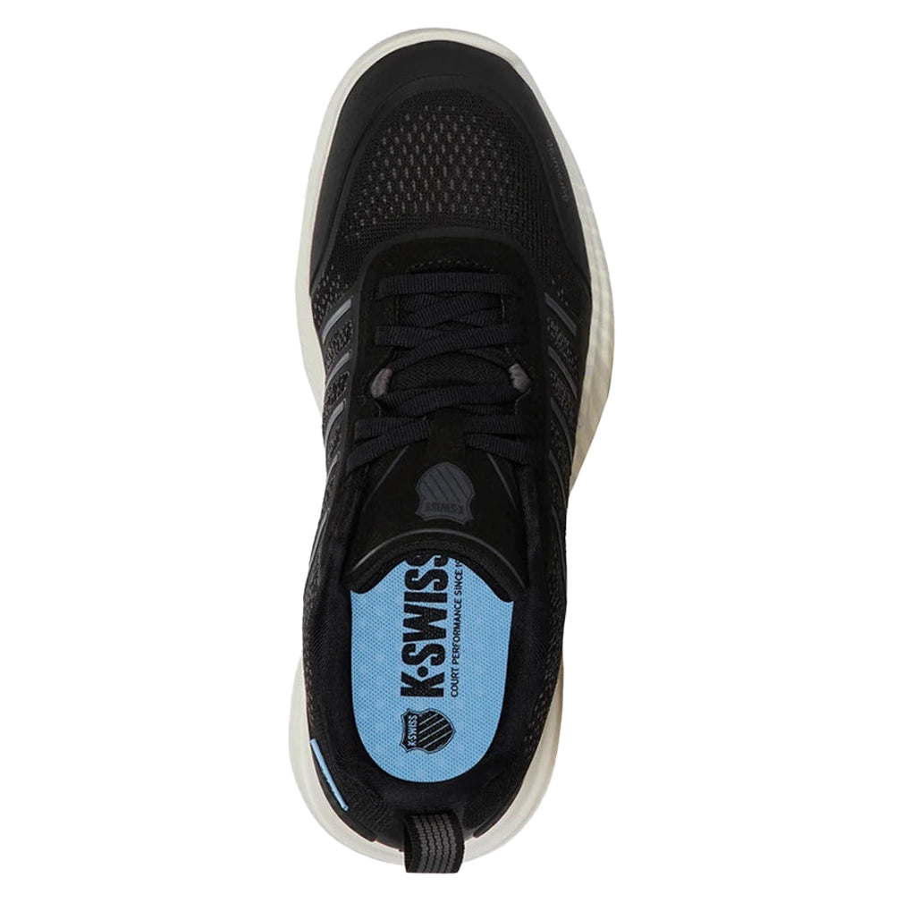 Women's Ultra Court Pickleball Court Shoes Black and Snow White