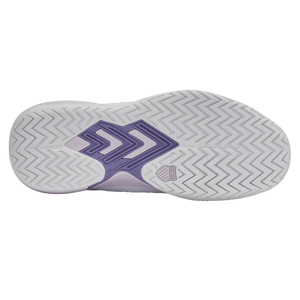 Women's Ultra Court Pickleball Court Shoes White and Orchid Hush