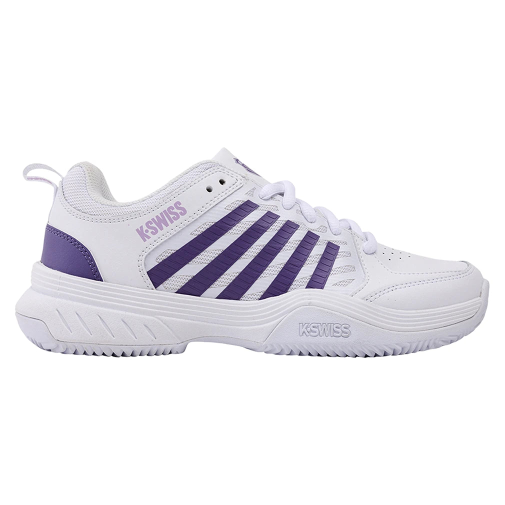 Women's Court Express 2 Shoes White and Purple Haze