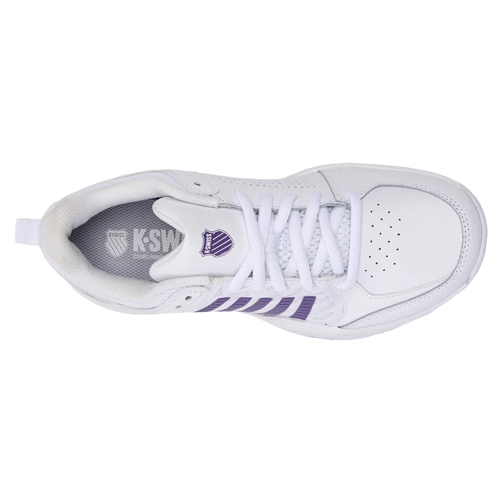 Women's Court Express 2 Shoes White and Purple Haze