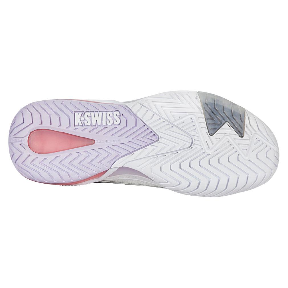 Women's Ultrashot 4 Court Shoes White and Orchid Petal
