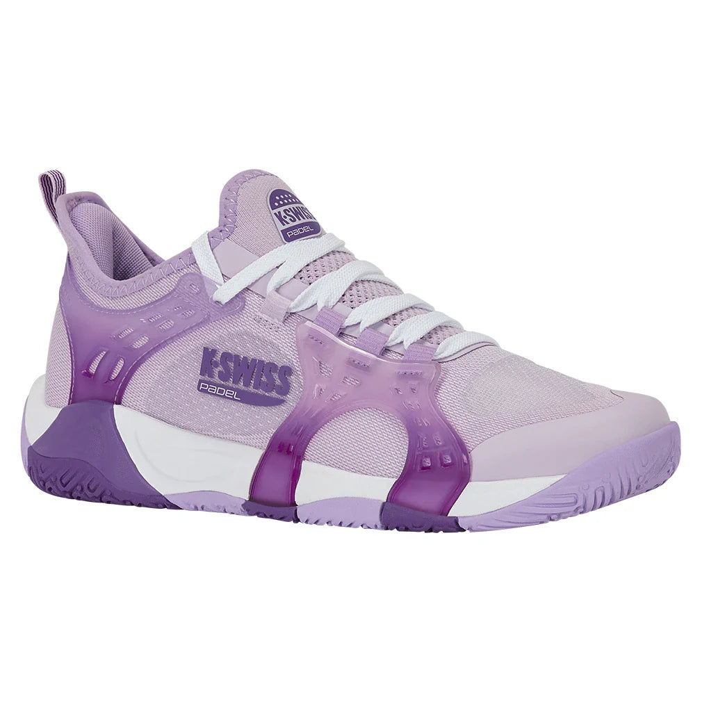 Women's K-Frame Padel Shoes Orchid Hush and White