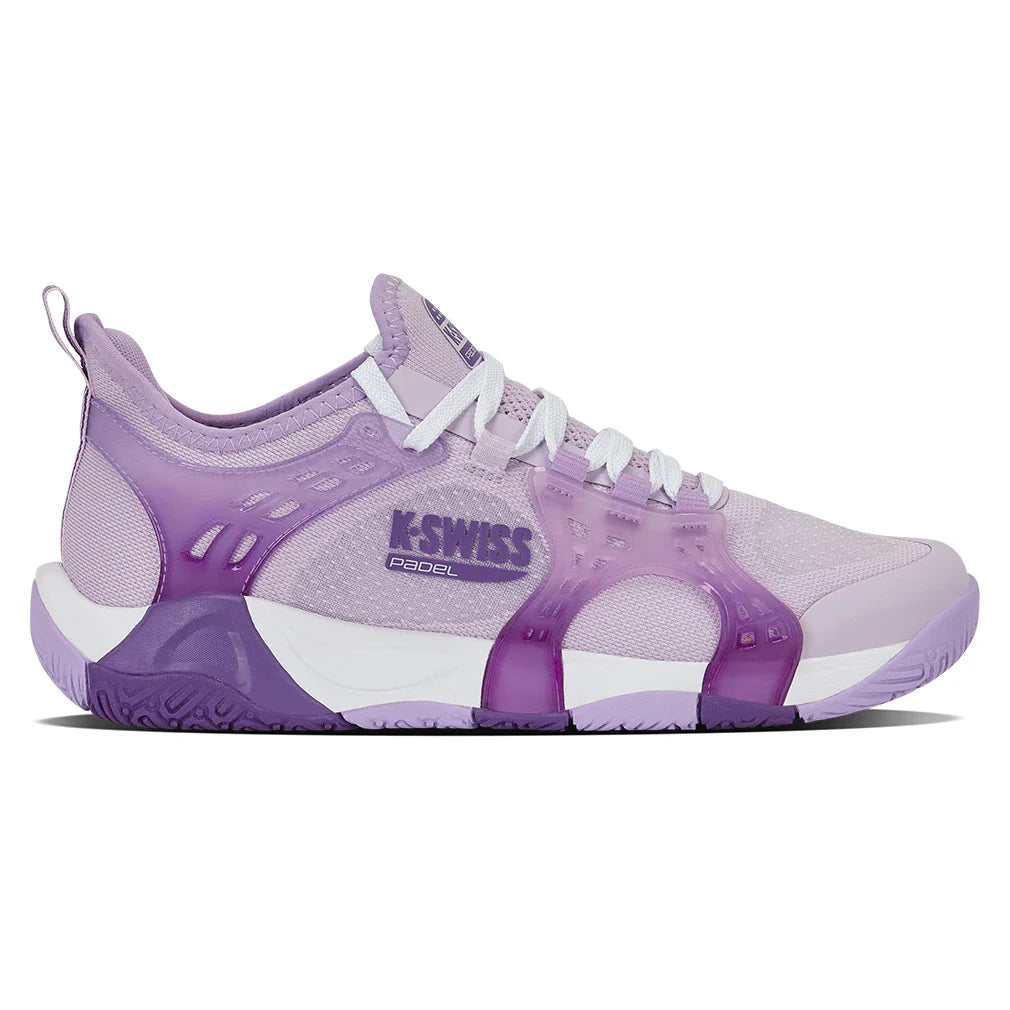 Women's K-Frame Padel Shoes Orchid Hush and White