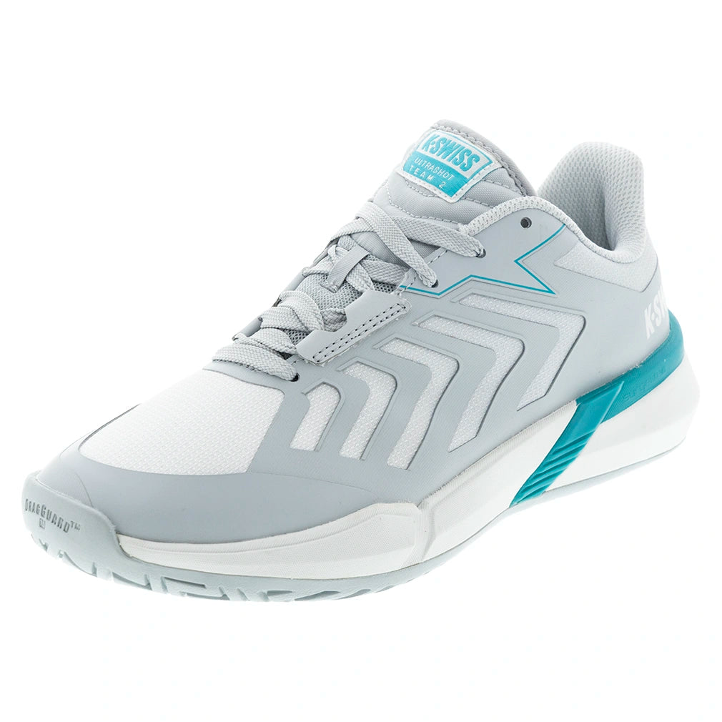 Women's Ultrashot Team 2 Shoes Glacier Gray and Bland de Blanc