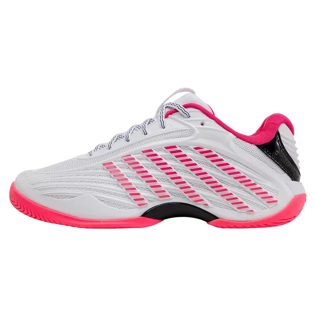 Women's Hypercourt Express 3 Shoes White and Shocking Pink