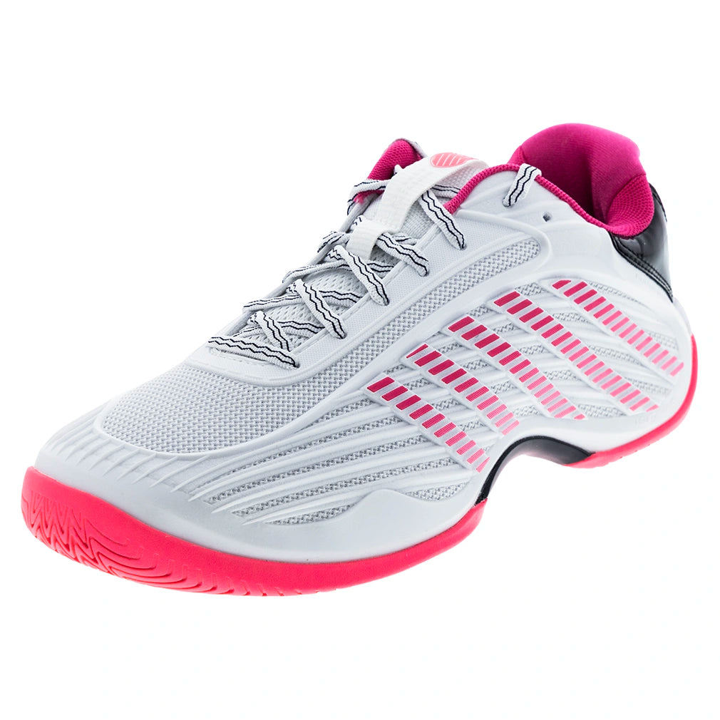 Women's Hypercourt Express 3 Shoes White and Shocking Pink
