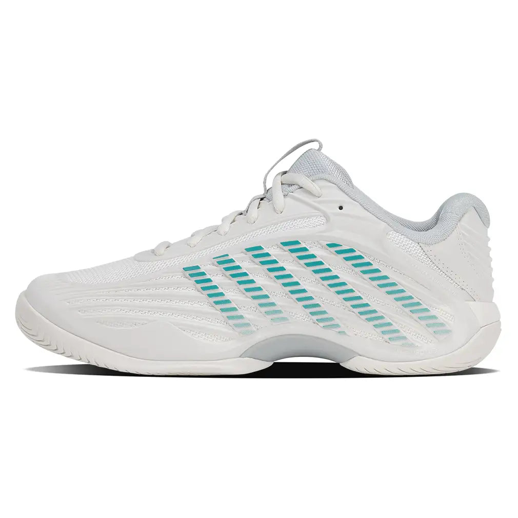 Women's Hypercourt Express 3 Wide Shoes Blanc de Blanc and Glacier Gray