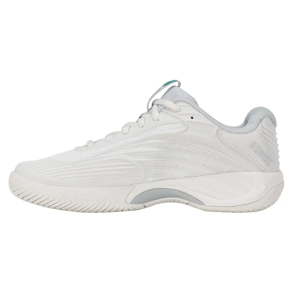 Women's Hypercourt Express 3 Wide Shoes Blanc de Blanc and Glacier Gray