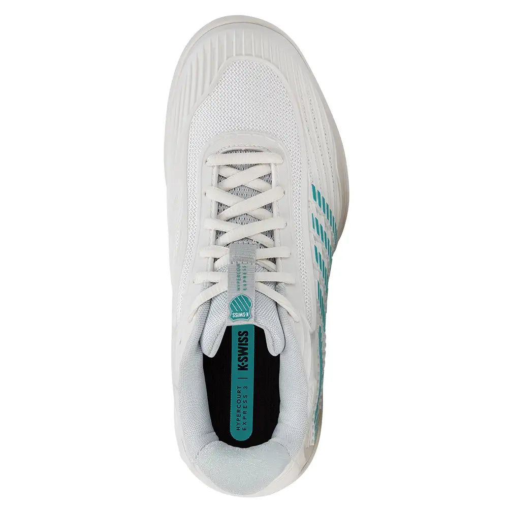 Women's Hypercourt Express 3 Wide Shoes Blanc de Blanc and Glacier Gray