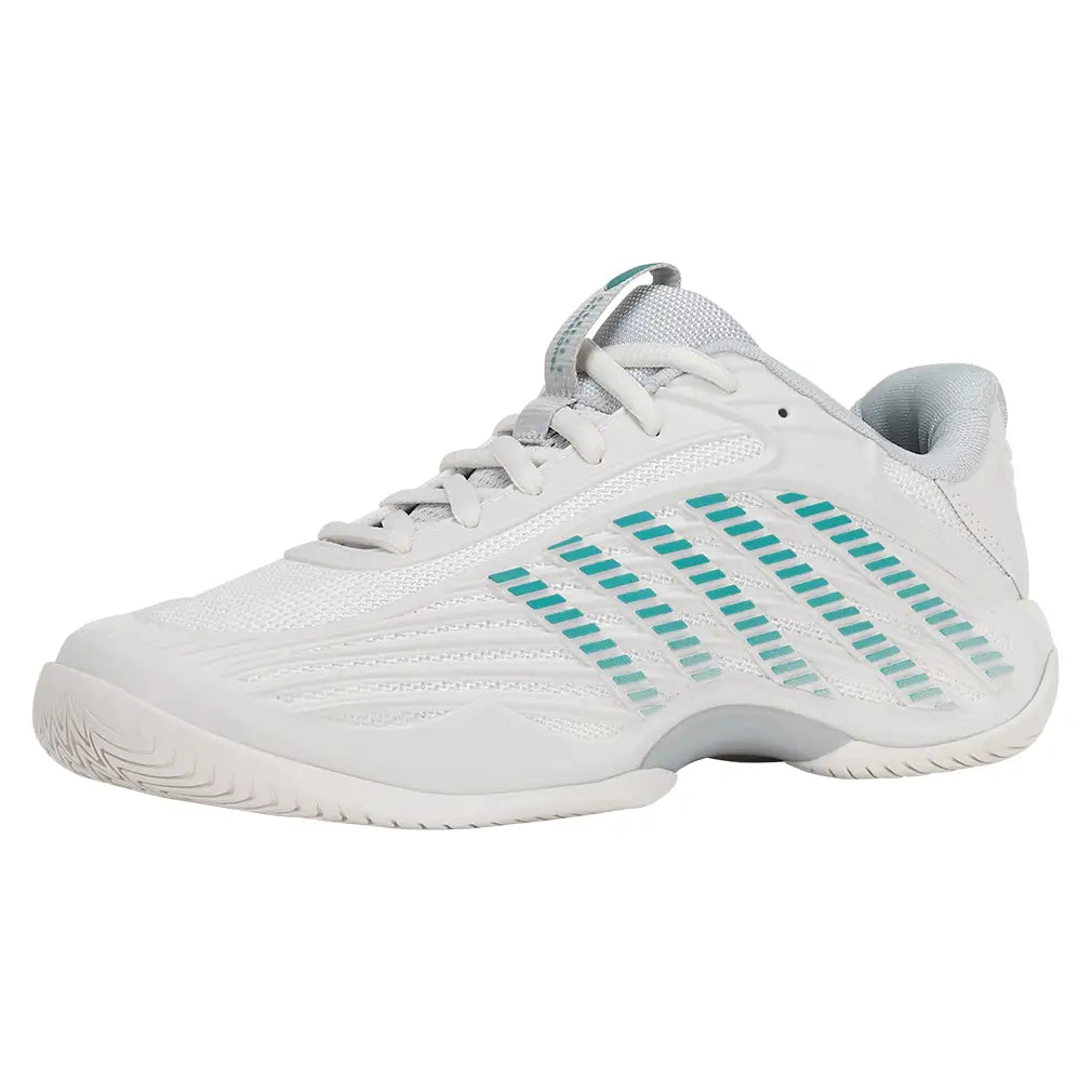 Women's Hypercourt Express 3 Wide Shoes Blanc de Blanc and Glacier Gray
