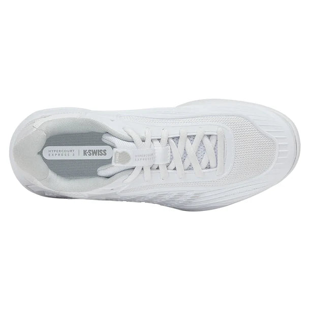 Women's Hypercourt Express 3 D Width Shoes White and Dawn Blue