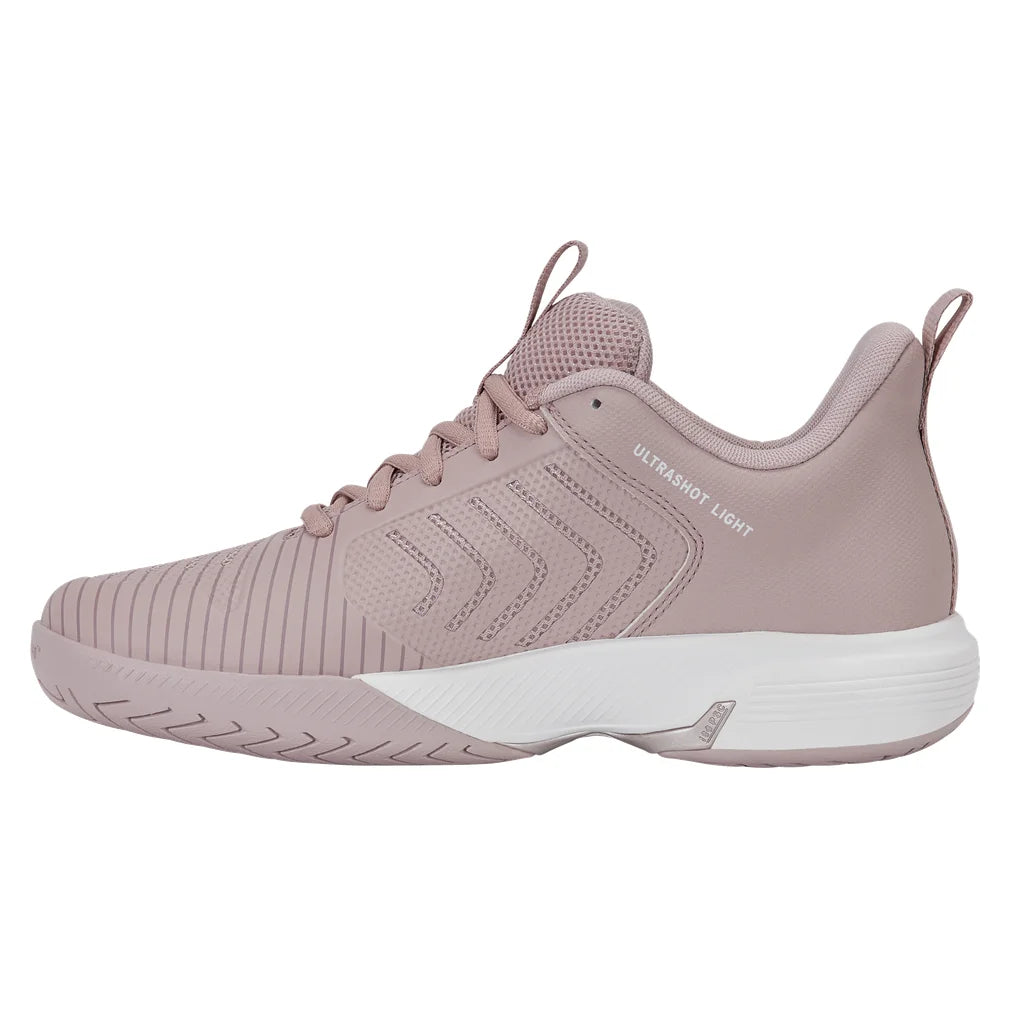 Women's Ultrashot Light Shoes Violet Ice and White, K-Swiss, Pickleball Express, 94767-552F26-2