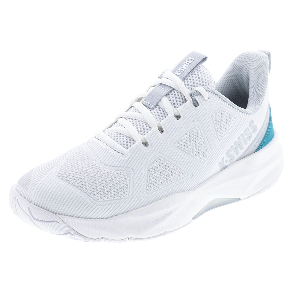 Women's K-Speed Team Shoes White and Dawn Blue